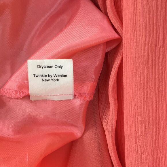 Twinkle by Wenlan NY 100% Silk Pleated Dress 4 - Picture 7 of 8